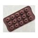 21.5 * 11.0 * 2.0cm Silicone Chocolate Molds Custom Color With Flower Shape