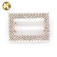 Rectangle Fashion Style Shoe Ornaments Clips 60mm*40mm Zinc Alloy Material