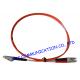 LC To LC Fiber Optic Patch Cord , Multimode Fiber Optic Jumper 2.0mm RoHS Compliant