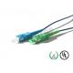 FTTH / CATV Fiber Optic Pigtail OM1 2mm With Simplex Core , SC Connector