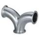 Sanitary pipe fittings/90 degree Clamped Double Bend