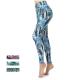 Custom Color Elastic Sewing Patterned Yoga Pants Active Stretch For Women