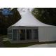 Customized Glass Pinnacle Marquee Tent Glass Wall Pagoda Tent On Sale For Outdoor Event