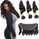Smooth Pure Loose Wave Remy Hair Weave No Shedding Fashionable Color