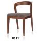 North Europe style solid wood cafe chair furniture