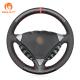 2004-2010 Cayenne Matte Carbon Suede Hand Sewing Steering Wheel Cover for Perfect Fit