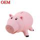 Custom Cartoon Cute Saving Money Pink piggy Coins bank Plastic Money Box