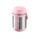 Portable food carrier with handle stainless steel thermal food warmer 1.5L BPA free PP plastic lunch pot