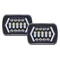 5x7 Inches Offroad LED Driving Fog Lights , 4500lm LED Rectangular Headlights