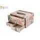 Beautiful Decorative Tissue Box / Tissue Storage Box For Office Lightweight