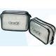 ISO9002 1C Cosmetic Toiletry Bag Square Clear Plastic Zipper Makeup PVC EN71