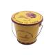 Small Candy Tin Bucket With Lid And Handle 108*95mm Food Metal Tin Container