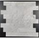 4mm Thickness Decorative Mosaic Tiles Glossy Rustic Grooving