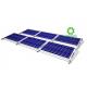 Flexible Mobile Solar Panel Flat Roof Mounting System Landscape Orientation