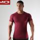 Compression OEM ODM Red Spandex Cotton Sport T shirt