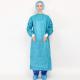 SMMS Blue Color EN 13795 Knitted Cuff Surgical Gown with Ultrasonic Sewing