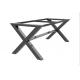 X SHAPED STEEL TABLE FRAME WITH CENTRE BAR AND TOP SUPPORT FRAME