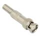 BNC Male CCTV Connector Quick Crimp Weld Coaxial  Cable Terminator with Long Metal Boot