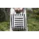 Zebra Crossing Cotton Tote Bags / Durable Fashion Canvas Grocery Bags