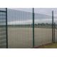 Green High Security 358 Security Fencing Galvanized Wire Material For Industry Zone