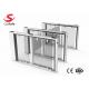 RFID Reader Automatic Turnstile Gate TCP / IP RS485 Interface 0.4S-1.0S Opening Time