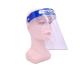 Forehead Padded Polycarbonate Face Shield High Impact Strength Prevent Spittle Spatter