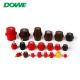 Safe Round Red Insulator Support For Busbar Conductor Hexagonal