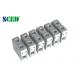 PCB Through Panel Mount Terminal Blocks With 45 Degree Wire Inlet , 14.50mm 600V 65A