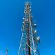 Monopole Galvanized Steel Communication Tower With Bolting Installation Method
