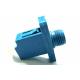 FC To LC Fiber Optic Adapter Blue Plastic Housing With Long Lange