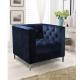 Living room Furniture New Design Sofa Bed Modern Blue Velvet Fabric Tufted Convertible Sofa Bed