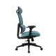Blue Ergonomic Desk Chair Revolving High Back Swivel Gaming Chair Adjustable