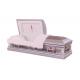 High Strength Metal Casket White Velvet Interior L83*W28*H23.25 Dimension