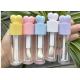 Empty Makeup Packaging Heart Shape Luxury Containers 6ml Big Brush Lip Gloss Tubes