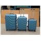 Carry On 3 Pcs Luggage Travel Set Bag ABS Trolley Suitcase 2 Zippers Framed For