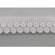 Water Soluble Daisy Venice Guipure Lace Trim , Embellishment Wedding Lace Border