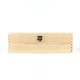 Personalized Wooden Wine Box – Single Bottle Gift Case with Hinged Lid – Ideal for Weddings, Birthdays, and Special Occasions – Natural Wood Finish