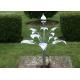 Modern Outdoor Art Stainless Steel Sculpture Fabrication Garden Flower Sculpture