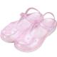 Beautiful Jelly Girls Clog Slippers , Breathable Beach Shoes With Low Heels