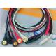 LL Style ECG Monitor Cable , 5 Leads Snap AHA Ecg Cables And Leadwires