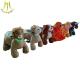 Hansel  new coin operated battery plush animal electric scooter for shopping mall