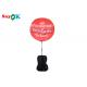 0.8m Inflatable Backpack Balloon LED Walking Advertising Ball For Advertising