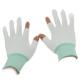 S M L XL 10g Half Finger Palm Fit ESD Carbon Gloves