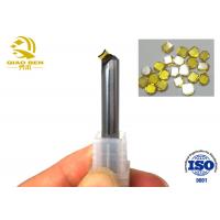 1 Flutes Monocrystal Diamond Cutting Tools PCD Diamond CNC Polishing 35-100mm Length