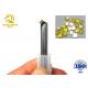 1 Flutes Monocrystal Diamond Cutting Tools PCD Diamond CNC Polishing 35-100mm Length