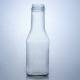 Clear Flint Glass Bottle for Milk Juice Salad Chili Sauce Ketchup 300ml 500ml 700ml