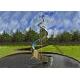 Decorative Artistic Water Fountains / Stainless Steel Outdoor Fountains For Garden