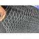 Anti UV Stainless Steel Zoo Mesh , X-Tend Ferrule / Woven Black Oxide Rope Mesh