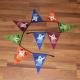 Halloween Triangle Flag Bunting Ghosts