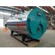 Horizontal Style Gas Fired Water Boiler / 3 Pass Fire Tube Boiler PLC Control